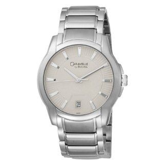 Caravelle by Bulova Mens 43B113 Silver and Gray Dial Stainless Steel