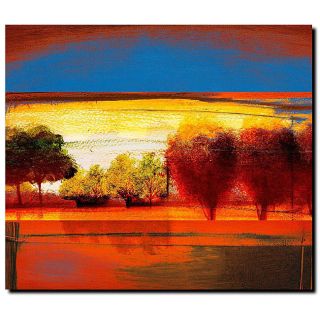 Miguel Paredes Red Dawn II Gallery wrapped Canvas Art
