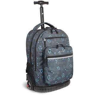World Sundance Blinker Black 19.5 inch Rolling Backpack with