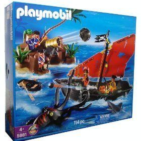 Playmobil 5881 Pirate Set 114 Pc. Toys & Games