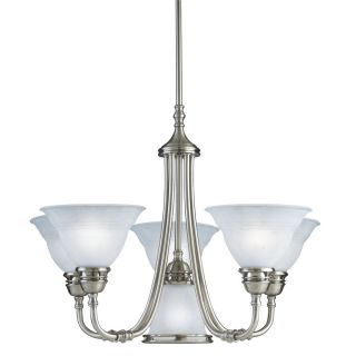 Transitional 6 light Antique Pewter Chandelier Today $168.99 Sale $