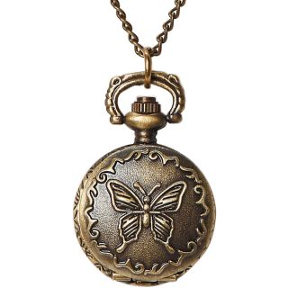 Pocket Watch 1/Pkg Bronze Small Butterfly Lid Today $11.99
