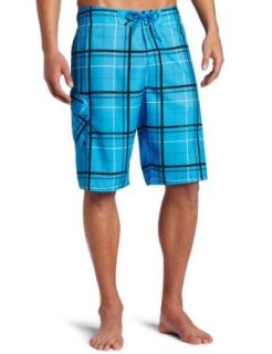 Quiksilver Young Mens Lights On Boardshort, Cyan Blue, 29