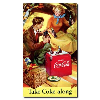 Take Coke Along Vintage Framed Canvas Art Today $29.49 4.0 (1 reviews