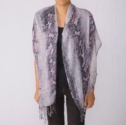 Journee Collection Womens Python Print Scarf