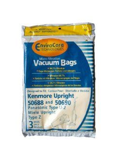 3 Kenmore  50688/50690 U Vacuum Bags, Upright