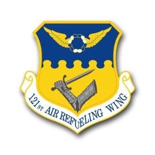 US Air Force 121st Air Refueling Wing Decal Sticker 5.5  