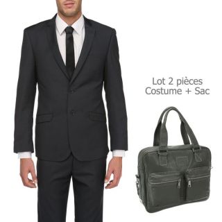 TORRENTE COUTURE Costume + Sac Homme Anthracite   Achat / Vente