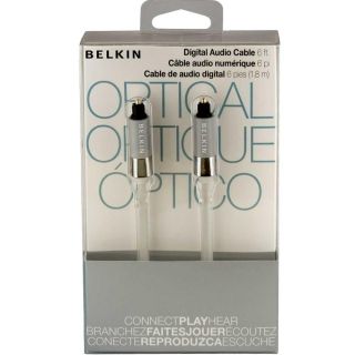 Belkin White 6 foot Digital Optical Audio Cable