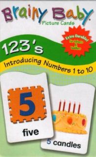 Brainy Baby Flashcards 123s Toys & Games