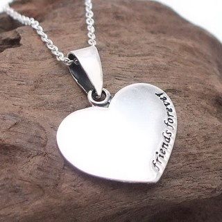 Sweet Friends Forever Sterling Silver Necklace (Thailand