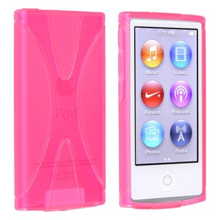 BasAcc Pink TPU Rubber Skin Case for Apple® iPod nano 7th Generation