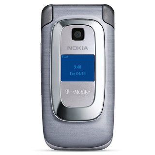 Nokia 6086 Silver Phone (T Mobile) Cell Phones