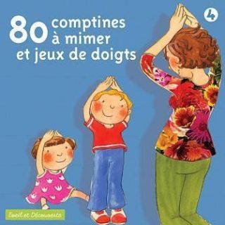 80 COMPTINES A MIMER ET JEUX DE DOIGTS   Achat CD COMPILATION pas cher