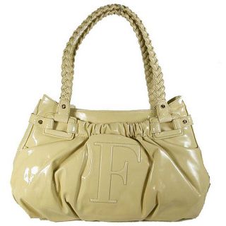 Gianfranco Ferre GF 67 TXDBLC Beige Patent Leather Handbag