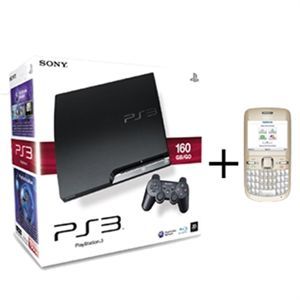Console PS3 160 Go Noire + NOKIA C3 00 Blanc   Achat / Vente TELEPHONE