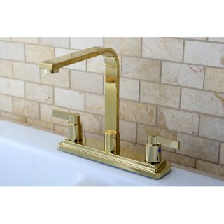 Euro Two handle Polished Brass Kitchen Faucet Today $116.99