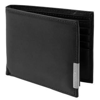 Geoffrey Beene Mens Topstitched Bi Fold Passcase Wallet