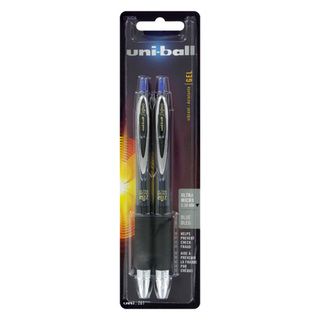Uni Ball Signo Gel 207 Ultra Micro Point Blue Ink Retractable