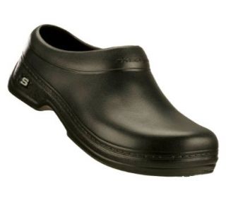  Skechers Oswald Balder Mens Slip Resistant Foam Clogs Shoes