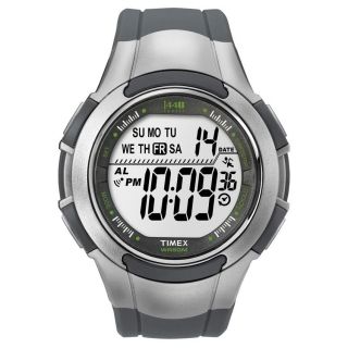 Timex Mens T5K238 1440 Sports Digital Sport Grey/Silvertone Watch