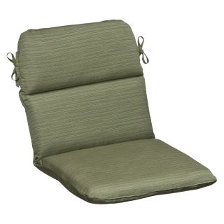 Pillow Perfect Outdoor Green Textured Chair Cushion with Sunbrella