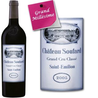 Château Soutard   AOC Saint Emilion Grand Cru   Millésime 2005   Vin