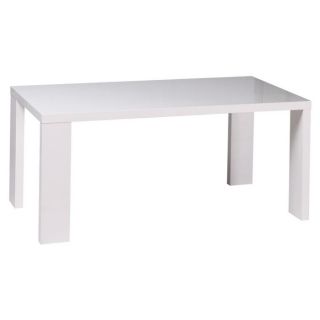Table laqué blanc rectangulaire 160 cm Léa IdClik   Achat / Vente