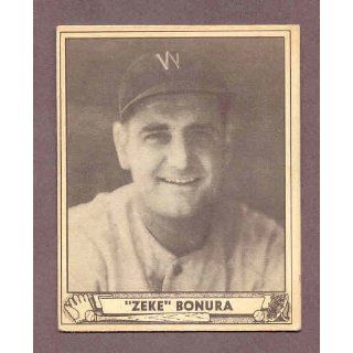 1940 Play Ball #131 Zeke Bonura Senators EX 182290 Kit