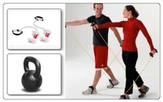 PowrWalk Pro (Silver) & 44 lb Kettlebell Workout Kit