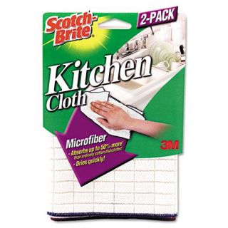 3M Scotch Brite Microfiber Kitchen Cleaning Cloths (Pack of 12