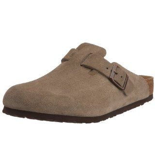 clogs Boston from Suede in Taupe with a narrow insole Shoes