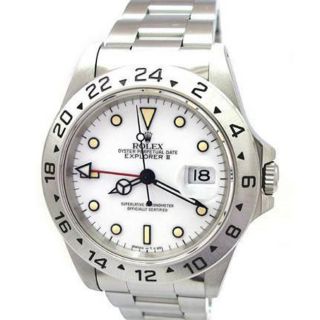 Pre Owned Mens Rolex Oyster Perpetual Explorer II Watch