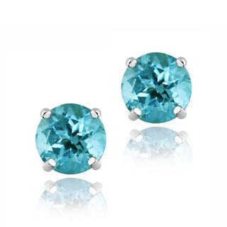 Icz Stonez Sterling Silver Aquamarine Stud Earrings Today $18.99 3.9