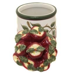 Casa Cortes Country Apple Collection Deluxe 4 piece Canister Set
