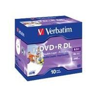 Verbatim DVD+R DL x 10   8.5 Go   support de stockage   DVD+R Double