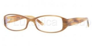 884 Eyeglasses Striped Brown/Lilac Demo Lens 53 16 135 Clothing