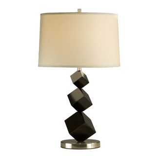 Cubes Standing Linen Shade Table Lamp