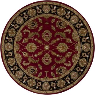 Hand tufted Mandara Red Floral Wool Rug (79 Round) Today $374.99 5.0