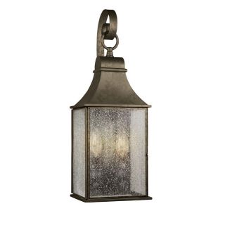 Revere Collection 2 light Flemish Finish Outdoor Wall Lantern