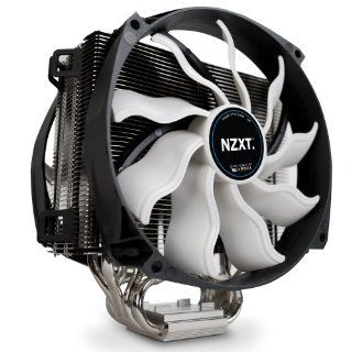 NZXT HAVIK CPU Cooler with Dual 140MM Fans   Silver/Black