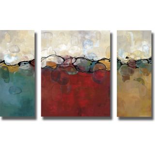 Laurie Maitland Retro Jewels 3 piece Canvas Art Set
