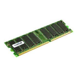 CRUCIAL   Mémoire   1 Go   DIMM 184 broches   DDR   400 MHz PC3200