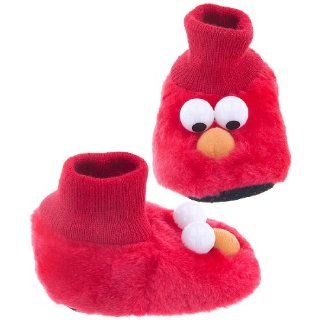 Elmo Sock Top Toddler  Slipper Puppets  Slippers Size 3/4 Shoes