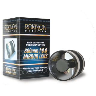 Rokinon 800mm F/8.0 Mirror Lens for Nikon Mount Today $224.49