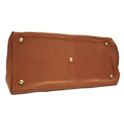 Latico Heritage Natural Leather Zip top Duffel Bag