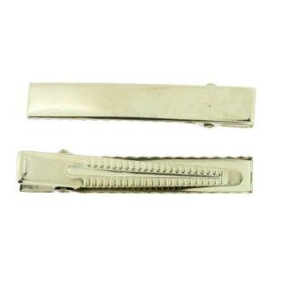 60mm Rectangle Alligator Pinch Clips with Teeth   144 Pieces Beauty
