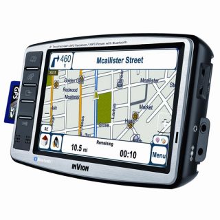 Invion 5 inch Touchscreen GPS with Bluetooth (Refurbished)