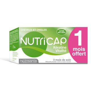 Nutricap kératine vitalité 90 capsules + soin nut…   Achat / Vente