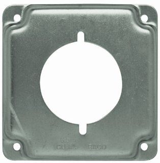 Hubbell Raco 810C 30 50A Receptacle 2.141 Inch Diameter 4 Inch Square